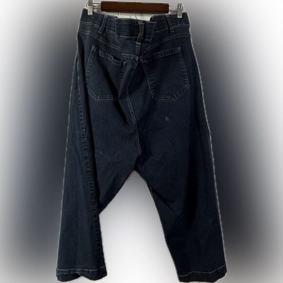 Terra & Sky Relaxed Blue Jeans with Classic Dark Wash - Picture 2 of 5